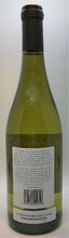 Load image into Gallery viewer, a green, glass  wine bottle with a black capsule and a back label .