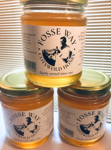 3 X 340g Glass Jars of Cotswold Runny Honey - Great for drizzling !!