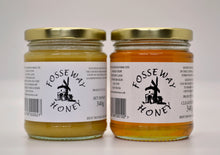 Load image into Gallery viewer, Fosse Way Cotswold Honey in Glass Jars 4 x 340 g runny and 4 x 340 g Carriage Free
