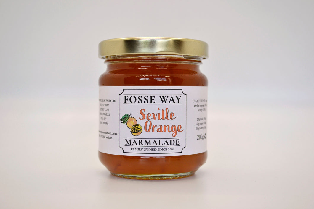 Seville Orange and Honey Marmalade 200g individual jars